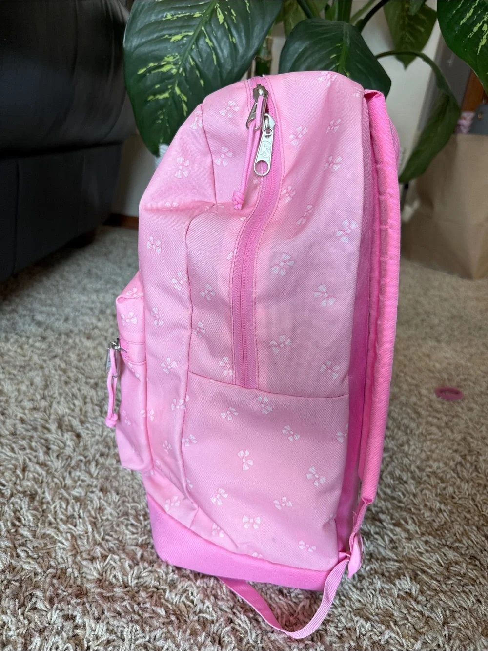 JanSport Pink Bow Print Backpack 🎀